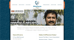 Desktop Screenshot of akshayatrust.org
